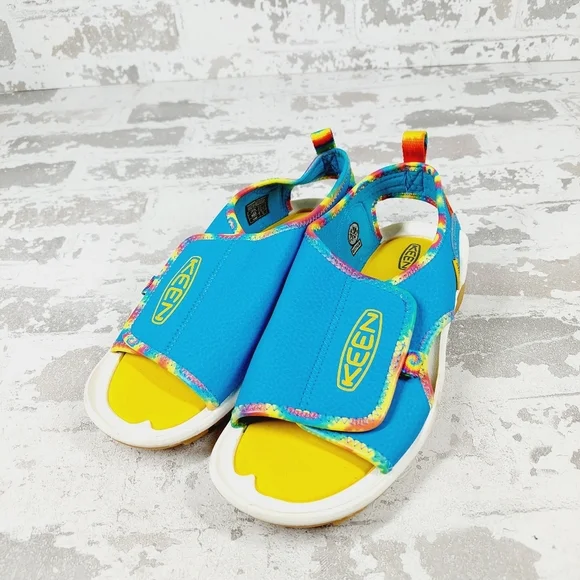 New Keen Kids Knotch River Open Toe Sandals A537 - Picture 2 of 11